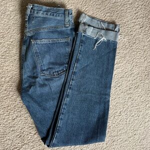 Agolde Criss Cross Straight Jeans